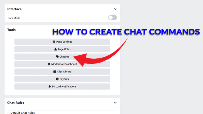 How to create Chat Commands on Facebook Gaming